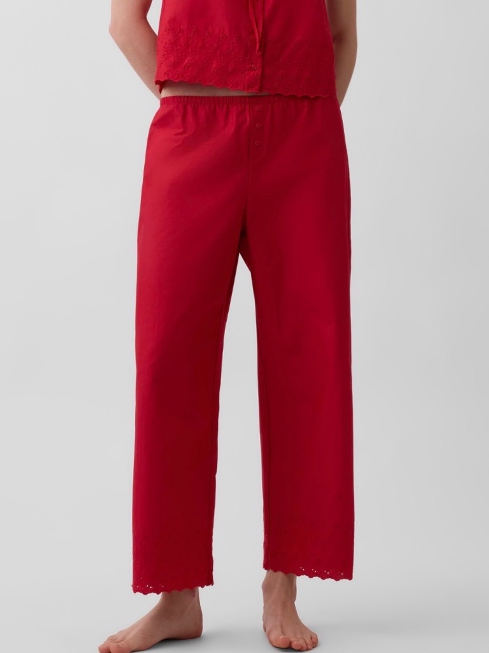 NWT Gap Embroidered PJ Pants